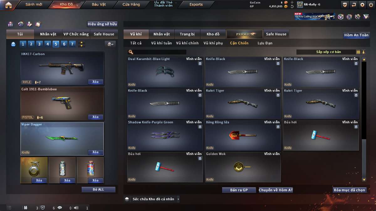 shop acc cf uy tin gia re